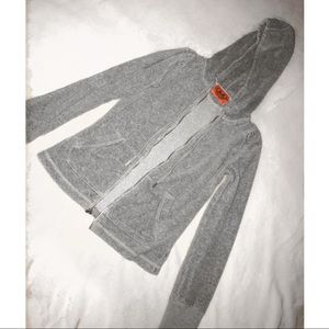 Juicy couture velour hoodie grey
